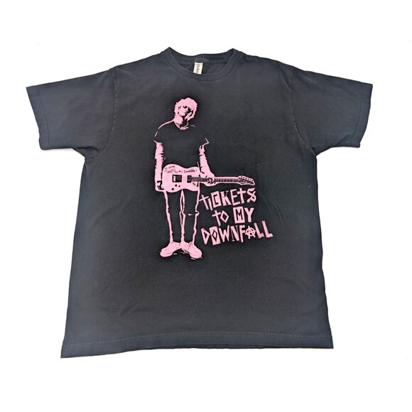 Machine Gun Kelly Tour Tickets To My Downfall Tultex Band T-Shirt Size Large - Picture 1 of 7